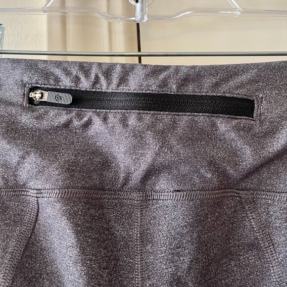 Lululemon Pace Rival Crop 22" Heathered Black size 4 - Picture 11 of 12